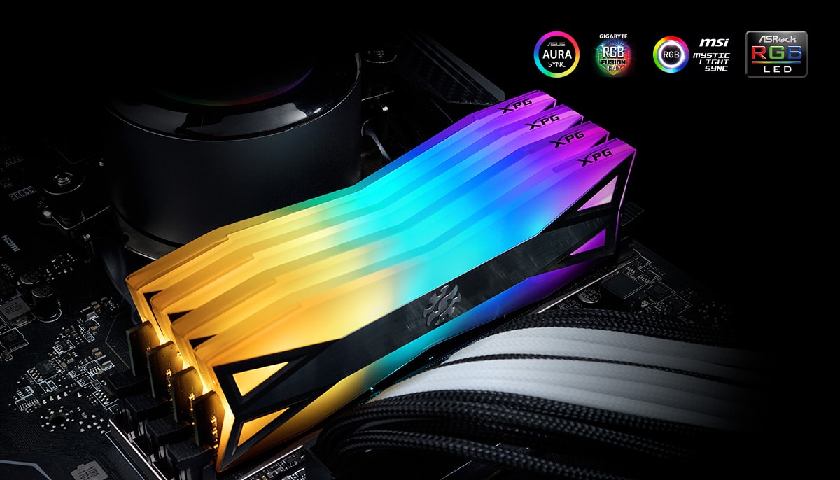 Memoria Ram DDR4 8GB 3000MHz XPG Spectrix D60G, Titanium Gray, Programable RGB Lighting - en Elite Center